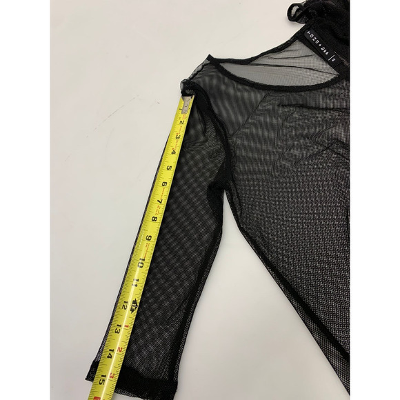 Tana + Bee Blouse Long Sleeve Black M Women's A50 - Picture 6 of 7